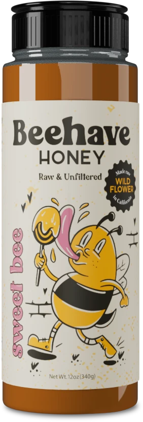 Beehave Honey Sweet Bee 12oz bottle